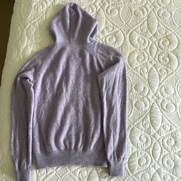 Aqua Kids Heather purple cashmere sweater size XL - Picture 5 of 7